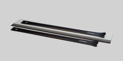 sci da pista in legno nero | art72 | OperaSkis