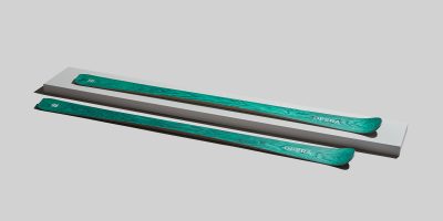 sci da pista in legno verde | art65evo | OperaSkis