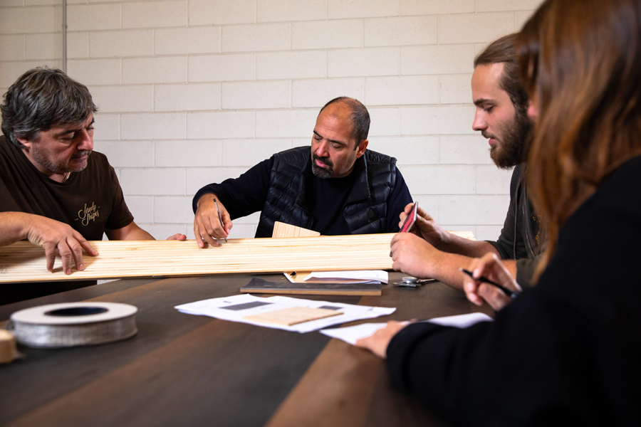OPERA skis team at work