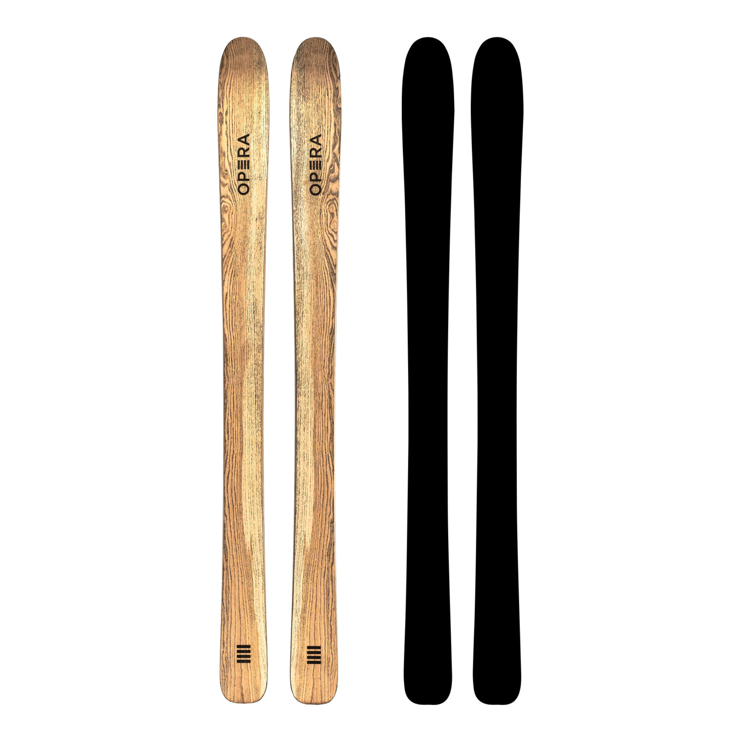 Racy Freeride ski in natural wood | Art 106 | OPERA Skis