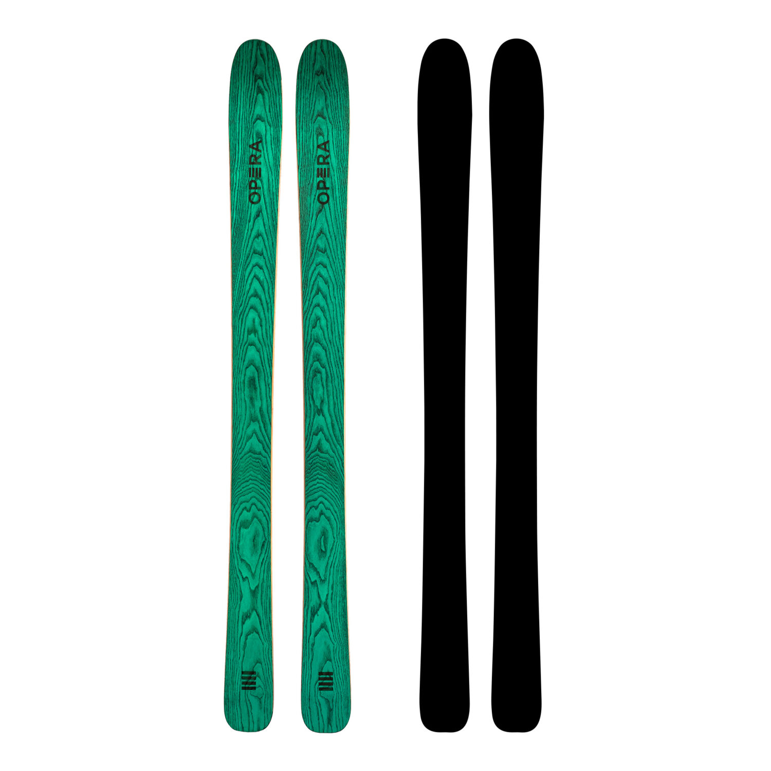 Racy Freeride ski in green wood | Art 106 | OPERA Skis