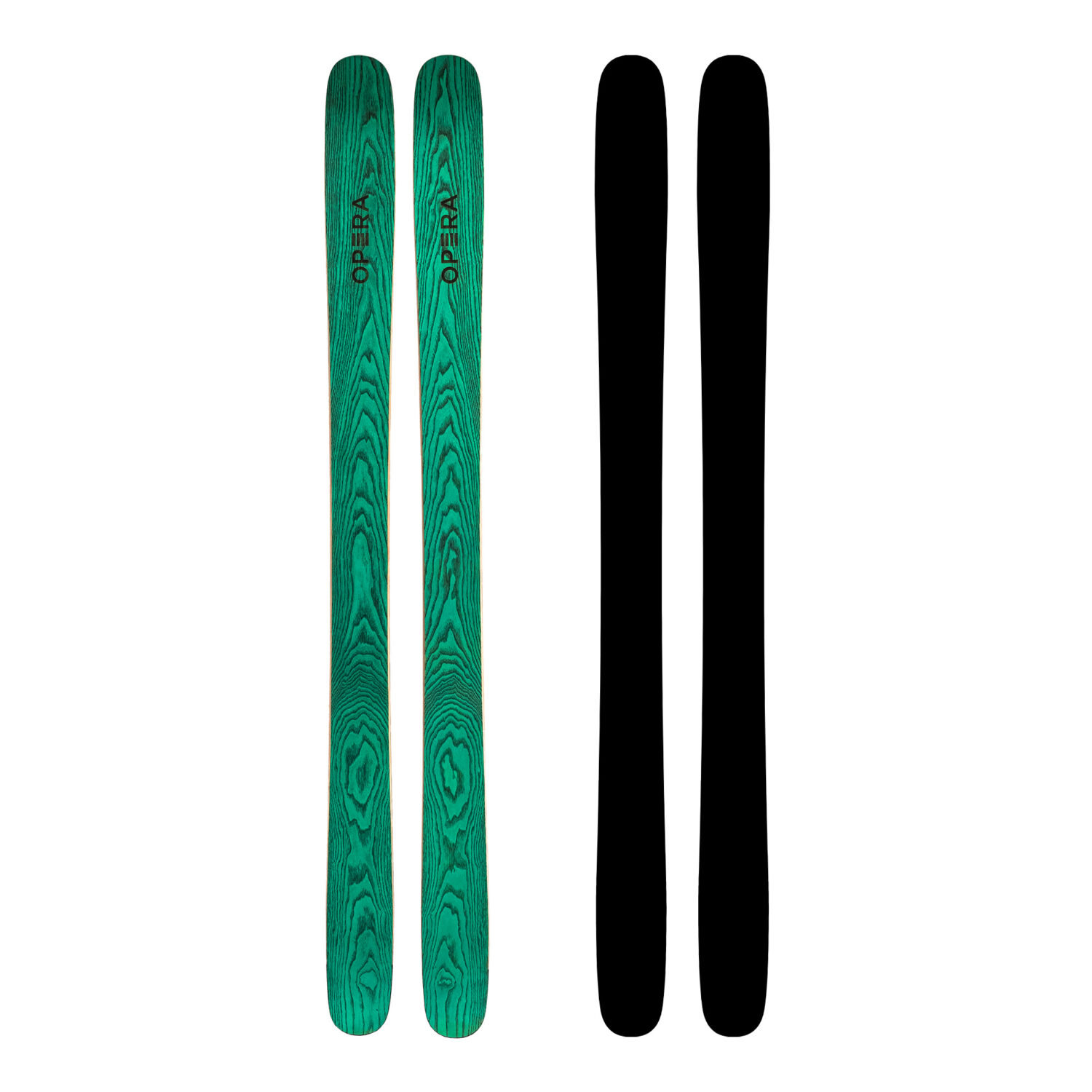 Sci Powder freestyle in legno verde | Art 111 | OPERA Skis