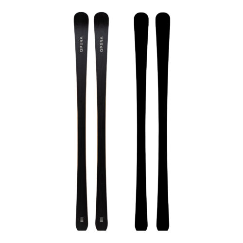 alpine skis in black wood | art 72 | OperaSkis