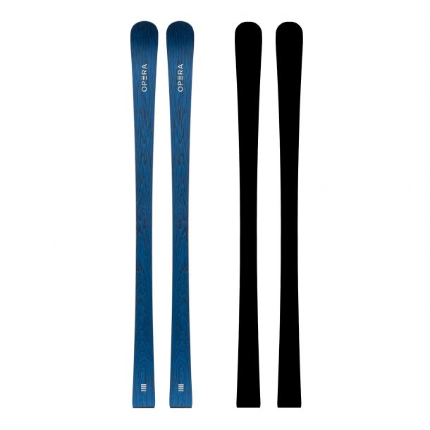 sci da pista in legno blu | art77 | OperaSkis